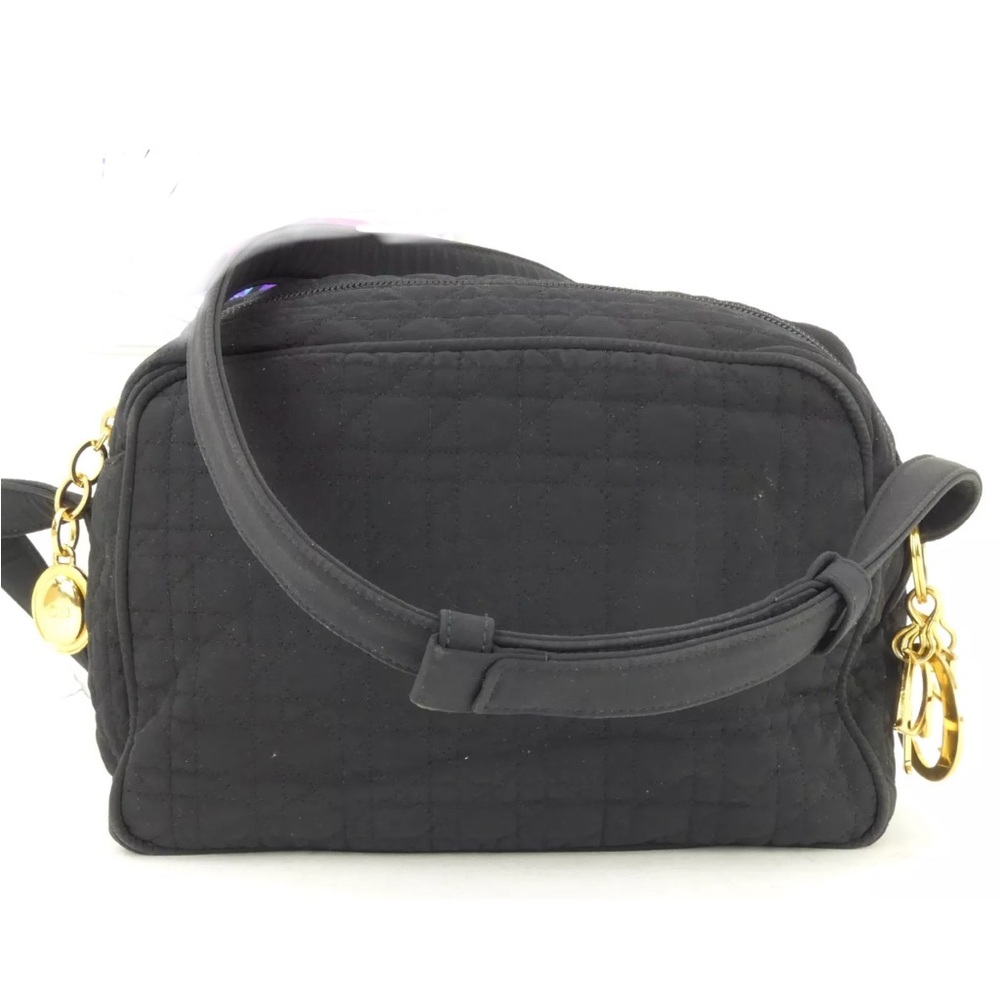 Christian Dior Black Nylon Crossbody Shoulder Bag
